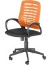 Кресло компьютерное OLSS кресло ИРИС ткань TW-оранжевый/TW-черный