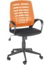 Кресло компьютерное OLSS кресло ИРИС ткань TW-оранжевый/TW-черный