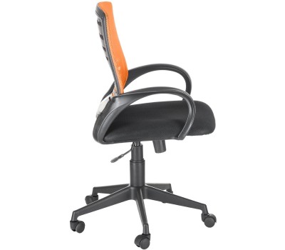 Кресло компьютерное OLSS кресло ИРИС ткань TW-оранжевый/TW-черный