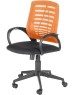 Кресло компьютерное OLSS кресло ИРИС ткань TW-оранжевый/TW-черный