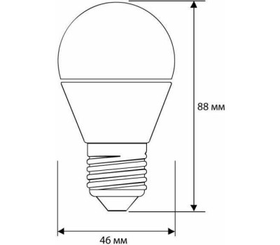 Лампа светодиодная CAMELION (12392) LED8-G45/830/E27