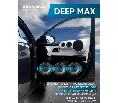 Автоакустика SOUNDMAX SM-CSL502
