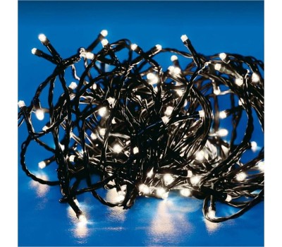 Гирлянда UNIEL (UL-00007309) ULD-S2000-200/DGA WHITE IP20 Гирлянда светодиодная, 20м. 200 светодиодов. Белый свет. Провод зеленый. ТМ Uniel