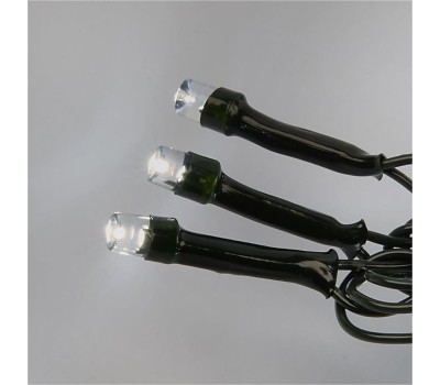 Гирлянда UNIEL (UL-00007309) ULD-S2000-200/DGA WHITE IP20 Гирлянда светодиодная, 20м. 200 светодиодов. Белый свет. Провод зеленый. ТМ Uniel