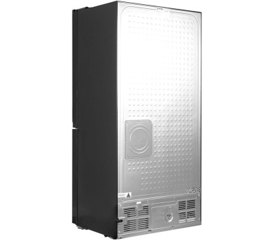 Холодильник Centek CT-1756 NF Black Glass INVERTER <442л (153л/289л)> 833х655х1775мм, Стекло, 4 дв