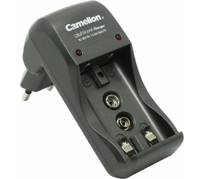 Элементы питания CAMELION (8181) BC-1001A TITANIUM (BC-1001A, ЗУ для 2хAA, AAA или 1X9V, 200мА, складная вилка, таймер )