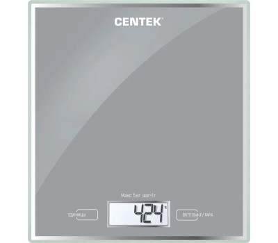 Весы кухонные CENTEK CT-2462 silver