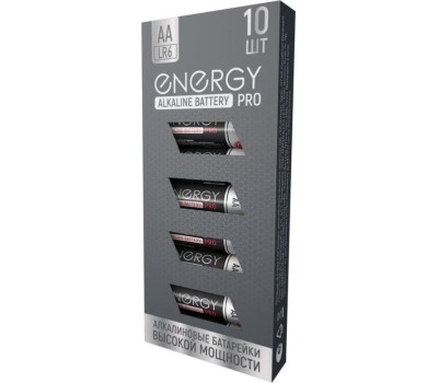 Батарейка алкалиновая ENERGY Pro LR6/10К (АА) 104976