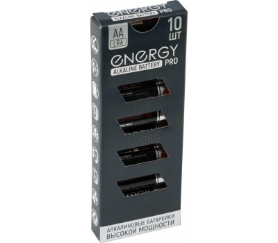 Батарейка алкалиновая ENERGY Pro LR6/10К (АА) 104976