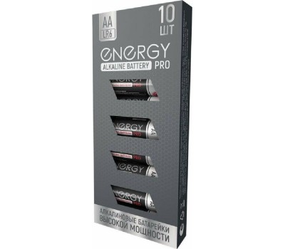 Батарейка алкалиновая ENERGY Pro LR6/10К (АА) 104976