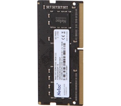 NETAC Память DDR4 16GB 3200MHz NTBSD4N32SP-16 Basic RTL PC4-25600 CL22 260-pin 1.2В single rank Ret