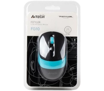 A4TECH Fstyler FG10S черный и синий