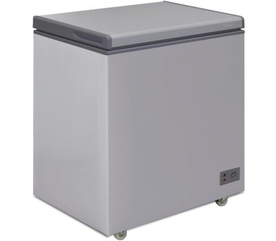 Морозильник БИРЮСА M155KX 145л (ларь, глухая крышка) металлик