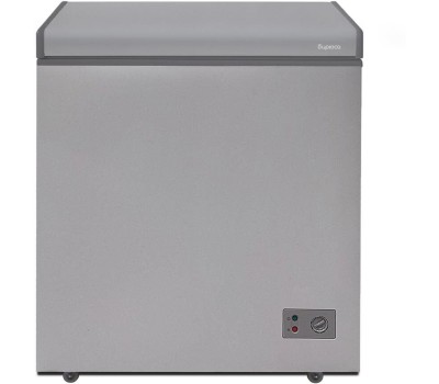 Морозильник БИРЮСА M155KX 145л (ларь, глухая крышка) металлик