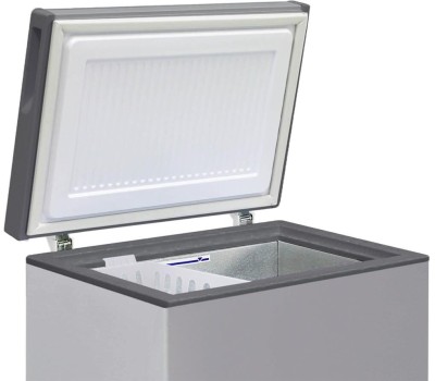 Морозильник БИРЮСА M155KX 145л (ларь, глухая крышка) металлик