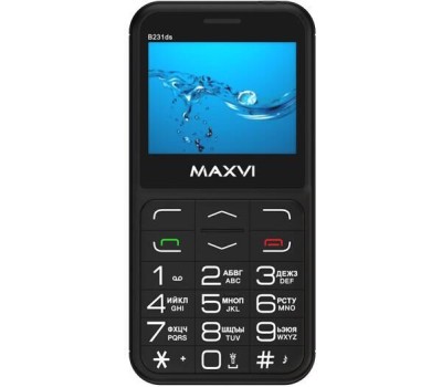 Телефон мобильный MAXVI B231ds Black