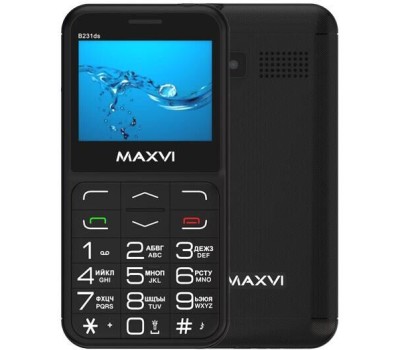 Телефон мобильный MAXVI B231ds Black