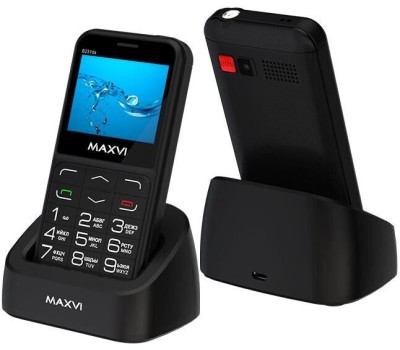 Телефон мобильный MAXVI B231ds Black