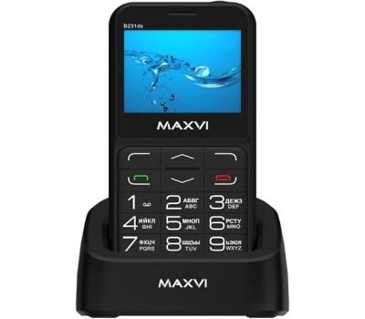 Телефон мобильный MAXVI B231ds Black