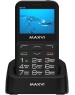 Телефон мобильный MAXVI B231ds Black