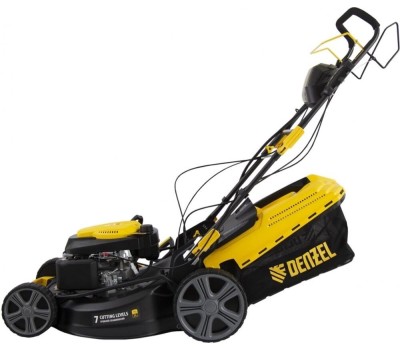 Газонокосилка бензиновая DENZEL GLD-520SP-VE, 196 см3,шир 52 см,привод,вариатор,эл.старт,60 л 58806