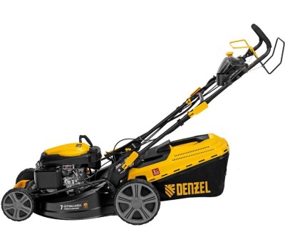 Газонокосилка бензиновая DENZEL GLD-520SP-VE, 196 см3,шир 52 см,привод,вариатор,эл.старт,60 л 58806