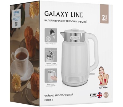 Чайник электрический GALAXY LINE GL 0364 белый