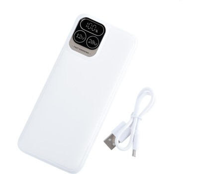 PERFEO Powerbank Atomic Age 20000 mAh/LED дисплей/PD + QC 3.0/Type-C/2 USB/Выход: 5A, max 22.5WWhite (PF E1475)
