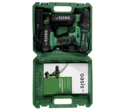 Аккумуляторный шуруповерт OASIS AS-18V Eco 18В, 2аккум., кейс