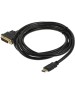 NONAME Кабель DVI HDMI (m) (прямой) - DVI-D (m) (прямой), 2м, черный