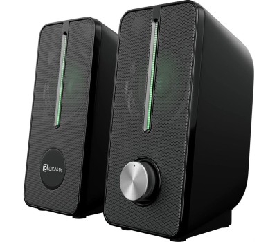 акустика OKLICK Колонки Оклик OK-120U 2.0 черный 6Вт