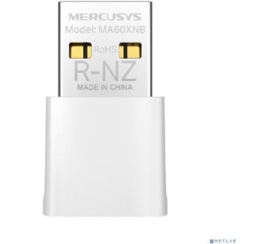 MERCUSYS MA60XNB Сверхкомпактный USB-адаптер с поддержкой Wi-Fi 6 AX900 и Bluetooth 5.3