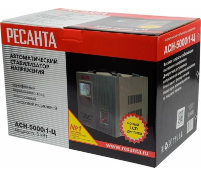 Стабилизатор РЕСАНТА ACH-5000/1-Ц 63/6/6