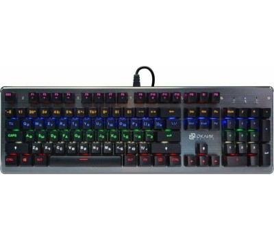 OKLICK Клавиатура 960G Dark Knight, проводная, USB, механическая, черный [499575]