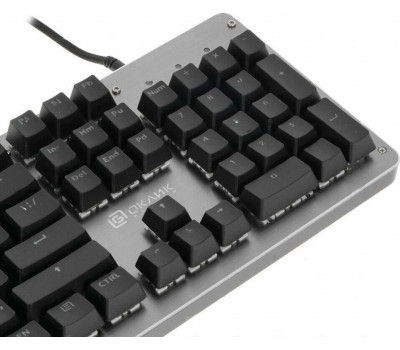 OKLICK Клавиатура 960G Dark Knight, проводная, USB, механическая, черный [499575]