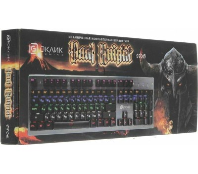 OKLICK Клавиатура 960G Dark Knight, проводная, USB, механическая, черный [499575]