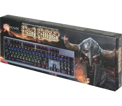 OKLICK Клавиатура 960G Dark Knight, проводная, USB, механическая, черный [499575]