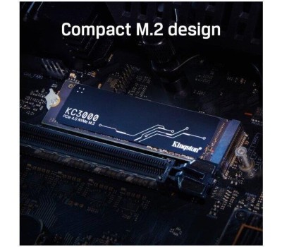 Накопитель SSD KINGSTON SSD накопитель KC3000 SKC3000S/512G 512ГБ, M.2 2280, PCIe 4.0 x4, NVMe, M.2