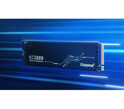 Накопитель SSD KINGSTON SSD накопитель KC3000 SKC3000S/512G 512ГБ, M.2 2280, PCIe 4.0 x4, NVMe, M.2