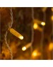 NEON-NIGHT Гирлянда светодиодная Занавес 2х6м 768 LED ТЕПЛЫЙ БЕЛЫЙ прозрачный ПВХ IP65 эффект мерцания 230В нужен блок 303-500-1
