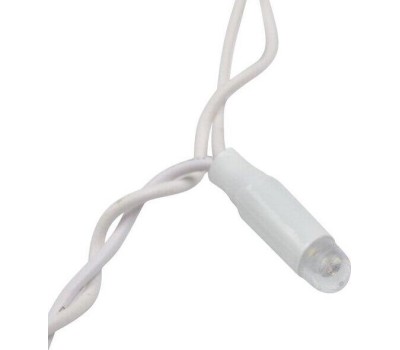 NEON-NIGHT Гирлянда светодиодная Занавес 2х6м 768 LED ТЕПЛЫЙ БЕЛЫЙ прозрачный ПВХ IP65 эффект мерцания 230В нужен блок 303-500-1