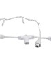NEON-NIGHT Гирлянда светодиодная Занавес 2х6м 768 LED ТЕПЛЫЙ БЕЛЫЙ прозрачный ПВХ IP65 эффект мерцания 230В нужен блок 303-500-1