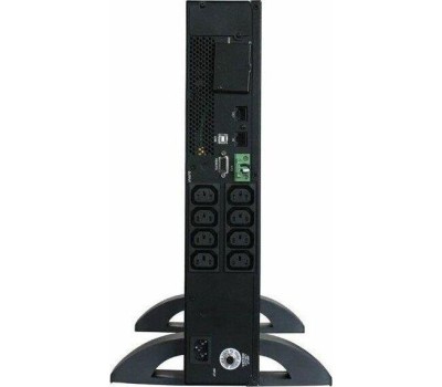 PowerCom Smart King Pro+ SPR-2000 LCD ИБП {Line-Interactive, 2000VA / 1600W, Rack/Tower, 8xC13 + 1xC19, Serial+USB, SmartSlot} (1152577)