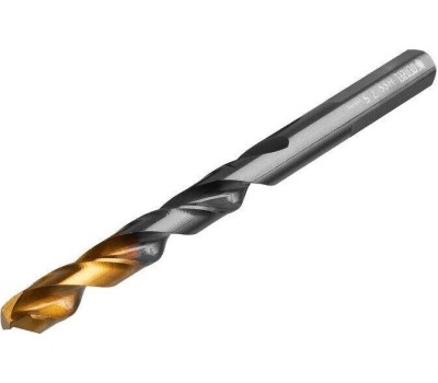 Сверло DENZEL Сверло по металлу, 7,5 мм, HSS-Tin, Golden Tip, 8 шт. 717218