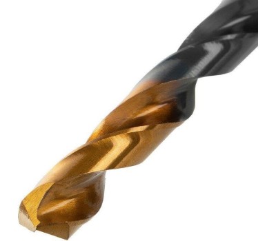 Сверло DENZEL Сверло по металлу, 7,5 мм, HSS-Tin, Golden Tip, 8 шт. 717218