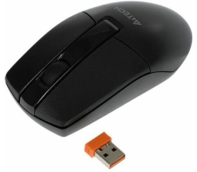 A4TECH Мышь беспроводная G3-330NS черный (USB, 1200dpi, 3but) (G3-330NS)