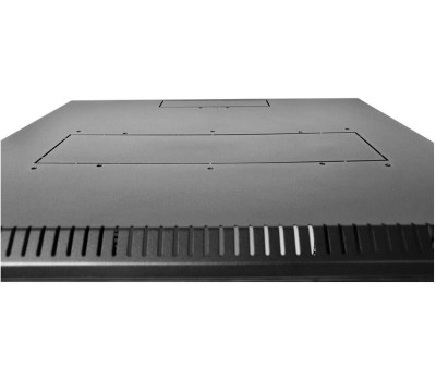 ЦМО Шкаф коммутационный ШРН-Эконом ШРН-Э-6.500-9005 настенный, стеклянная передняя дверь, 6U, 600x342x520 мм