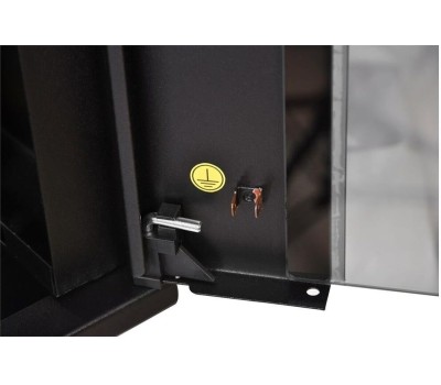 ЦМО Шкаф коммутационный ШРН-Эконом ШРН-Э-6.500-9005 настенный, стеклянная передняя дверь, 6U, 600x342x520 мм