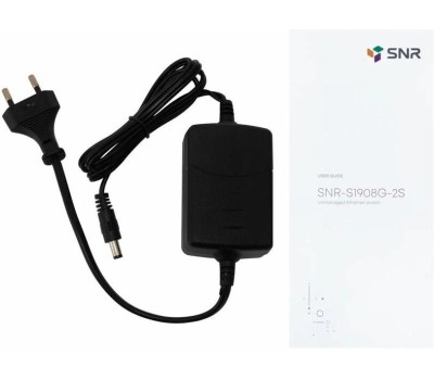 Коммутатор SNR Коммутатор -S1908G-2S, неуправляемый