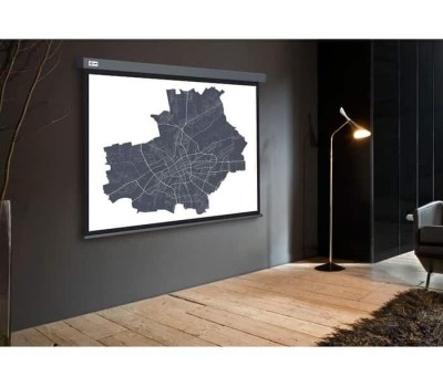 Экраны CACTUS Экран Wallscreen CS-PSW-180X180-SG, 180х180 см, 1:1, настенно-потолочный серый